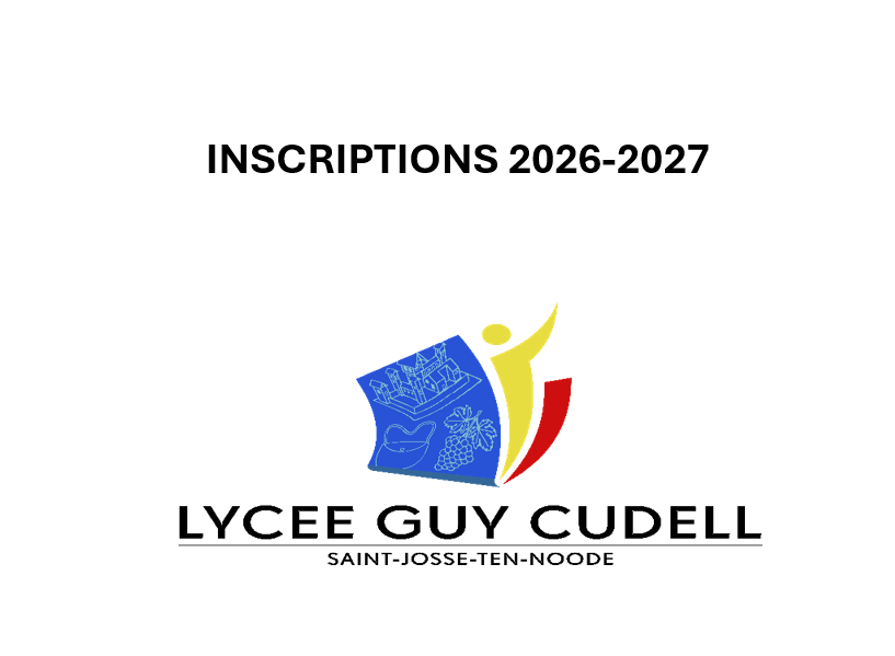 Inscriptions 2026-2027 Inscriptions 2026-2027
